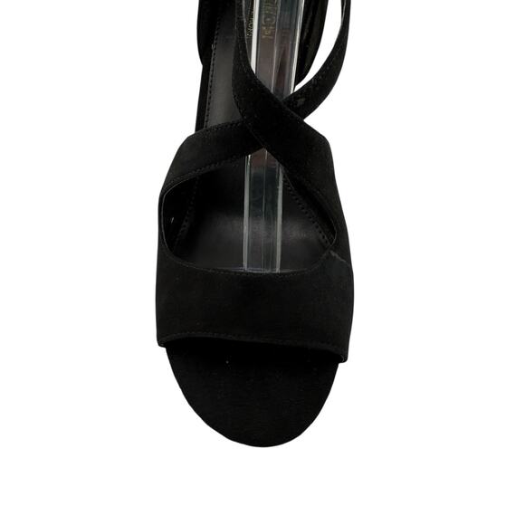 Michael Kors Suede Strappy Pumps Black Size 7.5 M‎ NWB - Picture 5 of 11